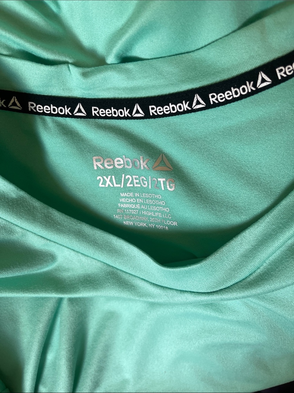 Reebok Men's Aqua Short Sleeve Performance Tee - Picture 6 of 6